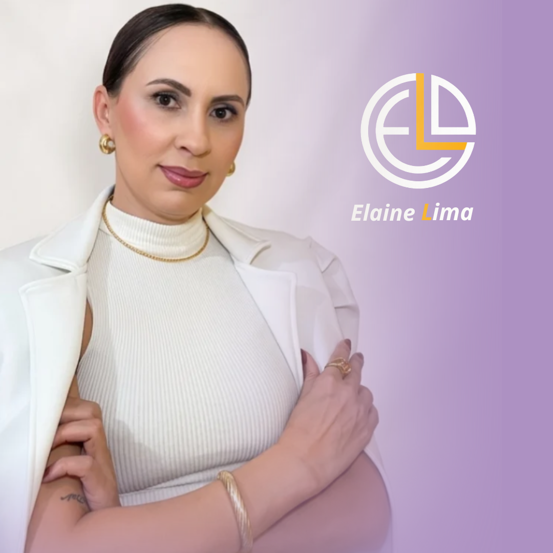 Banner elegante de profissional de estética em ambiente sofisticado